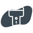 Electric hair clipper with a cord, featuring a comb-like guard.